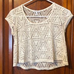 Knit crop top